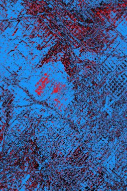 Kırışık kırmızı polietilen film dokusu