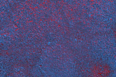 Kırmızı ve mavi renkli grungy duvar, desenli arka plan