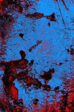 Çizik ve çatlaklarla metal doku