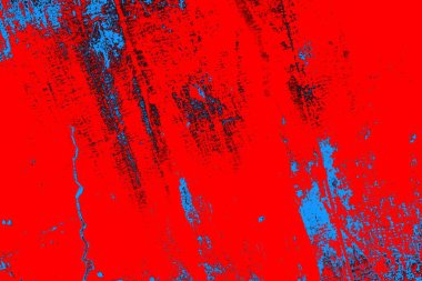 Kırmızı ve mavi renkli grunge duvar dokusu arkaplanı