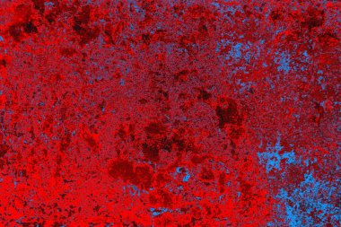 Soyut grunge arkaplanı. Monokrom dokusu. Mavi ve kırmızı desenli arkaplan