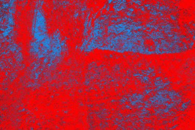 Soyut grunge arkaplanı. Monokrom dokusu. Mavi ve kırmızı desenli arkaplan