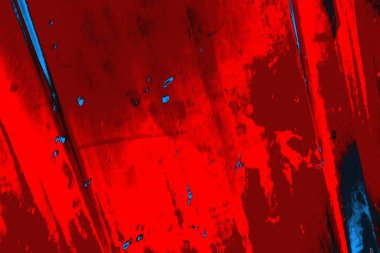 Kırmızı ve mavi renkli grunge duvar dokusu arkaplanı