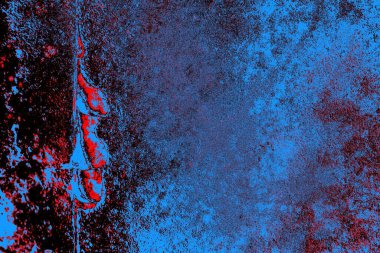 Çizik ve çatlaklarla metal doku