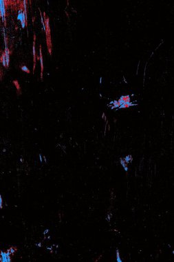 Kırmızı ve mavi renkli grungy duvar, desenli arka plan