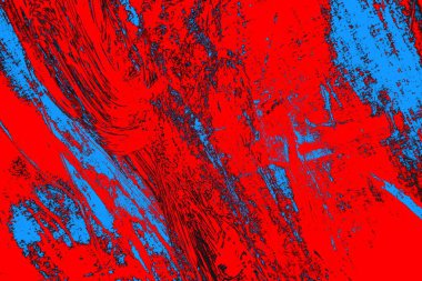 Kırmızı ve mavi renkli grunge duvar dokusu arkaplanı