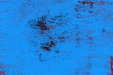 Kırmızı ve mavi renkli grungy duvar, desenli arka plan