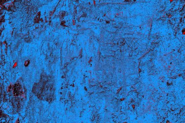 Kırmızı ve mavi renkli grungy duvar, desenli arka plan