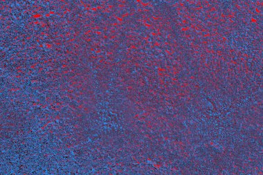 Kırmızı ve mavi renkli grungy duvar, desenli arka plan