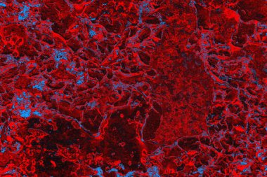 Soyut grunge arkaplanı. Monokrom dokusu. Mavi ve kırmızı desenli arkaplan