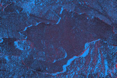 Kırmızı ve mavi renkli grungy duvar, desenli arka plan