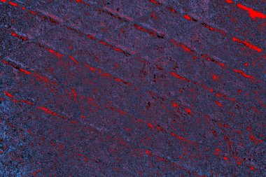 Çizik ve çatlaklarla metal doku