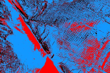 Kırışık kırmızı polietilen film dokusu