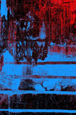 Çizik ve çatlaklarla metal doku