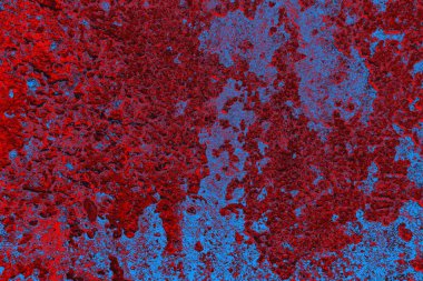 Soyut grunge arkaplanı. Monokrom dokusu. Mavi ve kırmızı desenli arkaplan