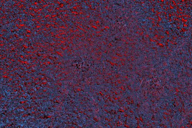 Kırmızı ve mavi renkli grungy duvar, desenli arka plan