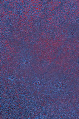 Kırmızı ve mavi renkli grungy duvar, desenli arka plan