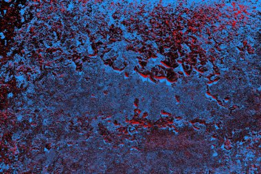 Çizik ve çatlaklarla metal doku