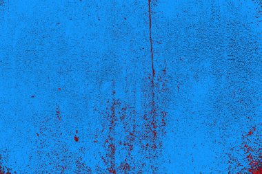 Kırmızı ve mavi renkli grungy duvar, desenli arka plan