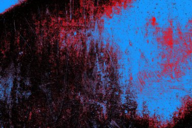 Çizik ve çatlaklarla metal doku.