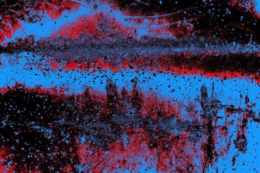 Çizik ve çatlaklarla metal doku