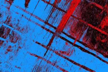 Çizik ve çatlaklarla metal doku