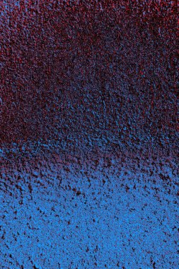 Kırmızı ve mavi renkli grungy duvar, desenli arka plan