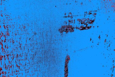 Kırmızı ve mavi renkli grungy duvar, desenli arka plan