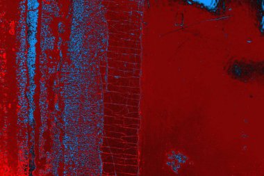 Soyut grunge arkaplanı. Monokrom dokusu. Mavi ve kırmızı desenli arkaplan