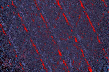 Çizik ve çatlaklarla metal doku