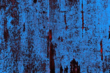 Kırmızı ve mavi renkli grungy duvar, desenli arka plan