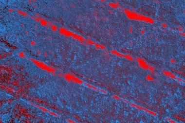 Çizik ve çatlaklarla metal doku