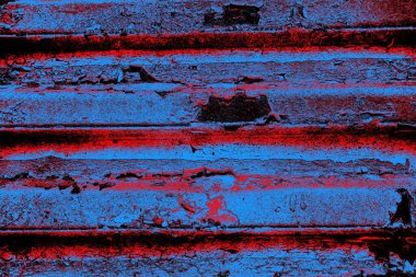 Çizik ve çatlaklarla metal doku