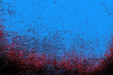 Mavi boya metal plaka desen ve arkaplan