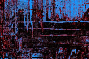 Çizik ve çatlaklarla metal doku