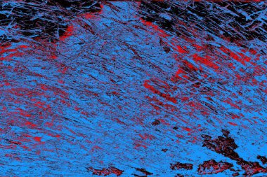 Çizik ve çatlaklarla metal doku