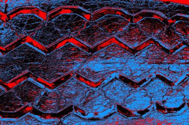 Boyalı araba lastiği yakın çekim dokusu arka planı