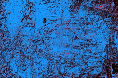 Kırmızı ve mavi renkli grungy duvar, desenli arka plan