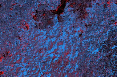 Çizik ve çatlaklarla metal doku