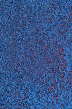 Kırmızı ve mavi renkli grungy duvar, desenli arka plan