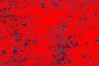 Kırmızı ve mavi renkli grungy duvar, desenli arka plan