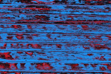 Kırmızı ve mavi renkli grungy duvar, desenli arka plan