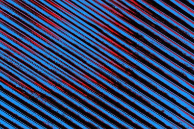 Kırmızı ve mavi renkli grungy duvar, desenli arka plan