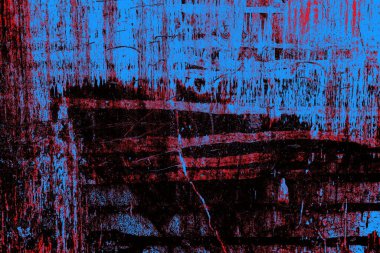 Çizik ve çatlaklarla metal doku