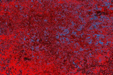 Soyut grunge arkaplanı. Monokrom dokusu. Mavi ve kırmızı desenli arkaplan