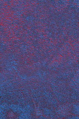 Kırmızı ve mavi renkli grungy duvar, desenli arka plan