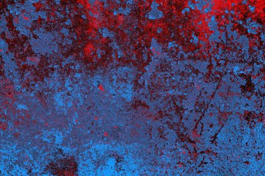 Çizik ve çatlaklarla metal doku