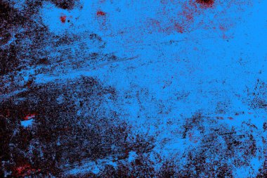 Kırmızı ve mavi renkli grungy duvar, desenli arka plan