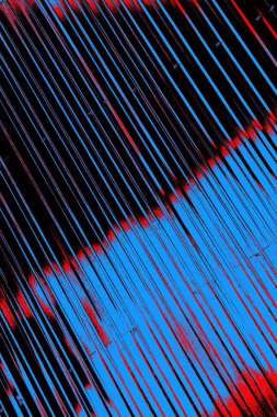 Kırmızı ve mavi renkli grungy duvar, desenli arka plan