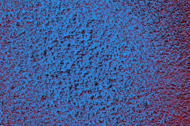 Kırmızı ve mavi renkli grungy duvar, desenli arka plan